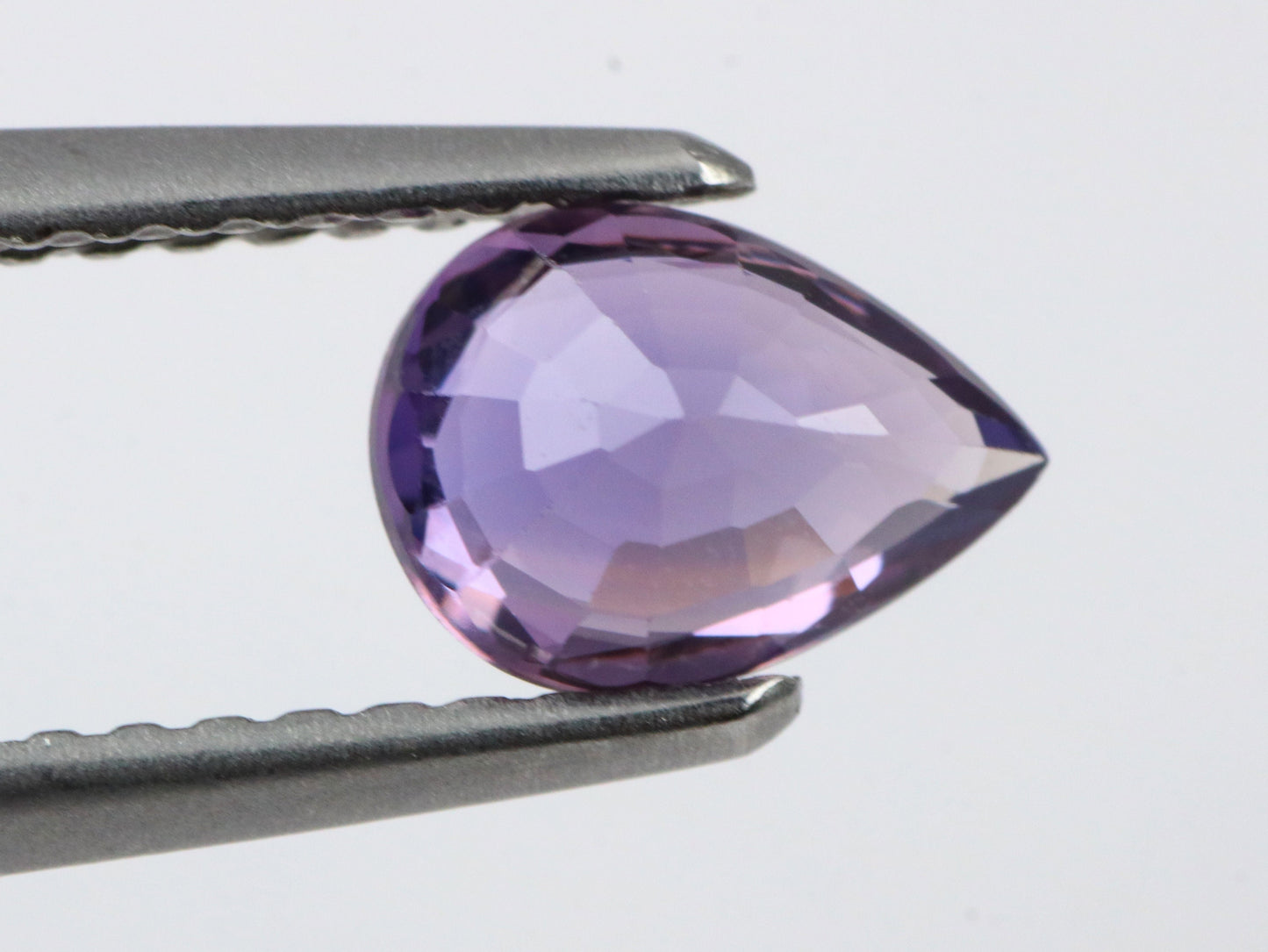 7x5mm Natural Purple Sapphire Pear Excellent Cut perfect for wedding ring