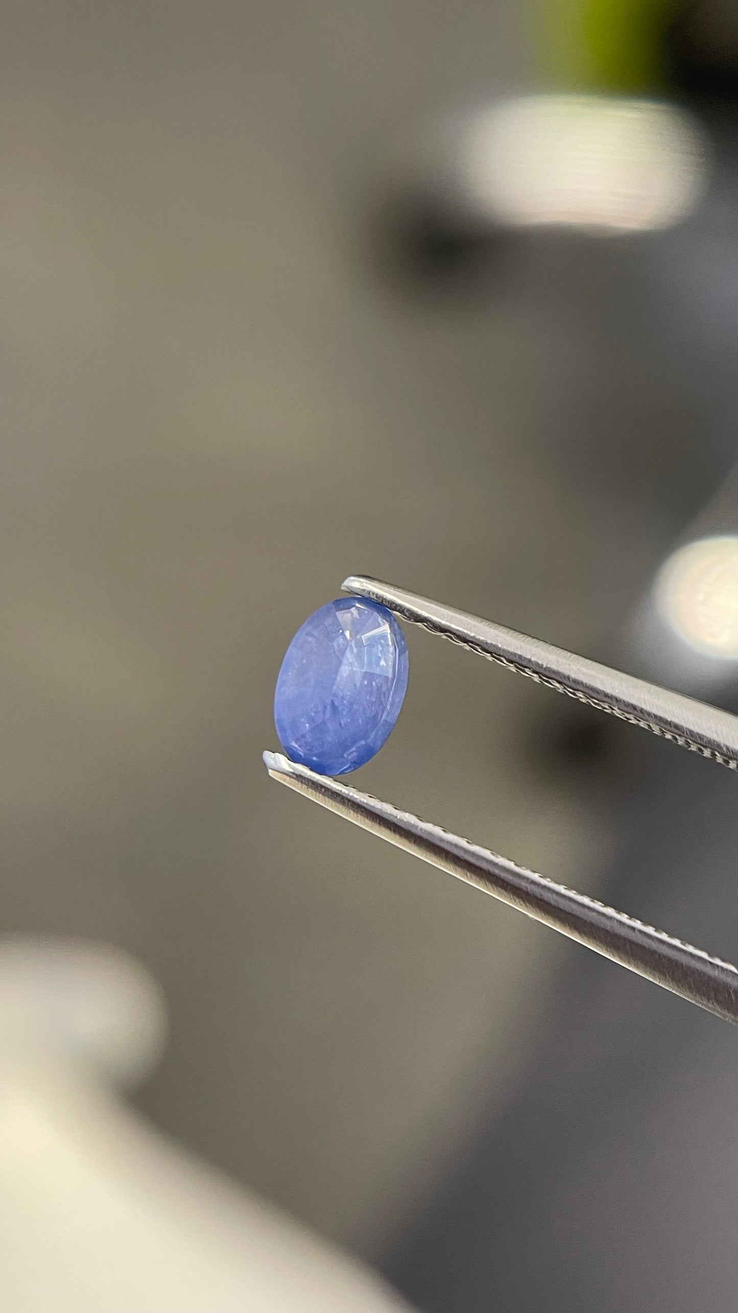 Natural Milky Blue sapphire Good cut 6x4mm