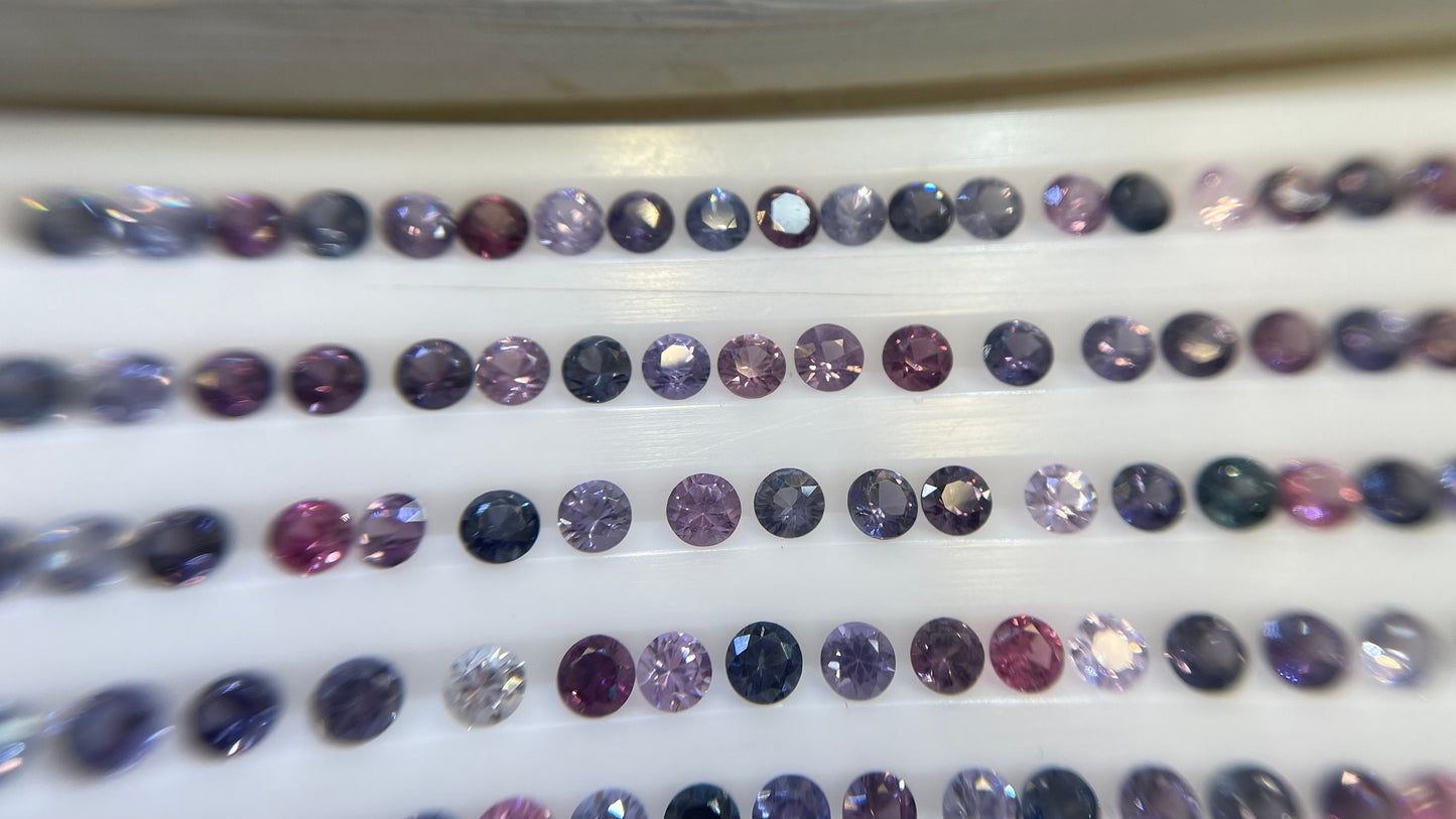 4mm Round Spinel Gemstone - Natural Loose Spinel for Jewelry Making”