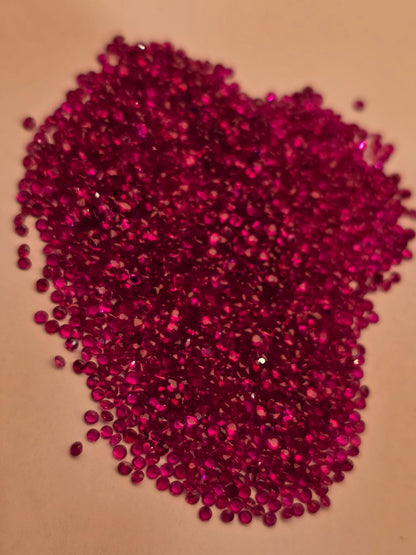 natural ruby melee loose stones, photo 1