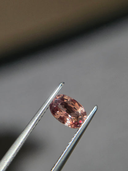 1.11ct padparadscha sapphire oval cut, photo 4