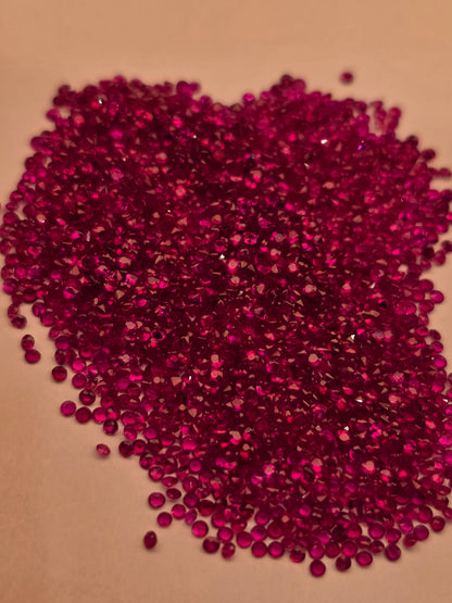 natural ruby melee loose stones, photo 3