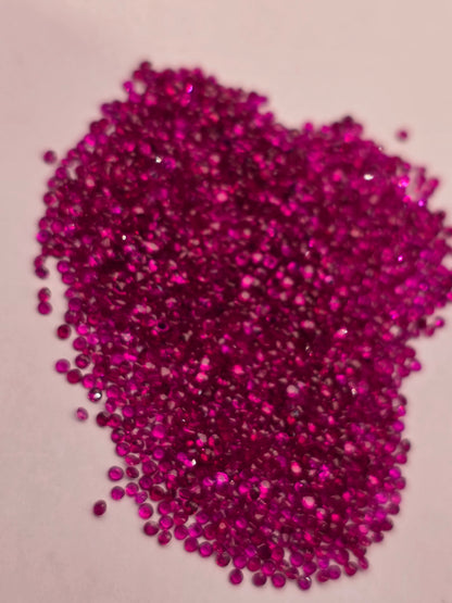 natural ruby melee loose stones, photo 5