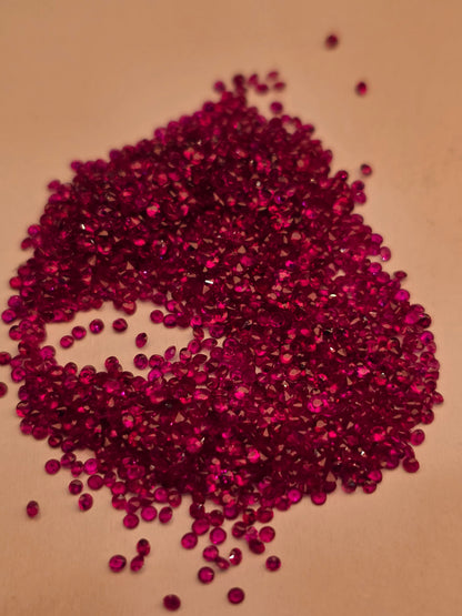 natural ruby melee loose stones, photo 4
